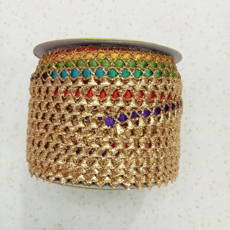Nakshatra Lace 18 Meter (1 Roll) Multicolor